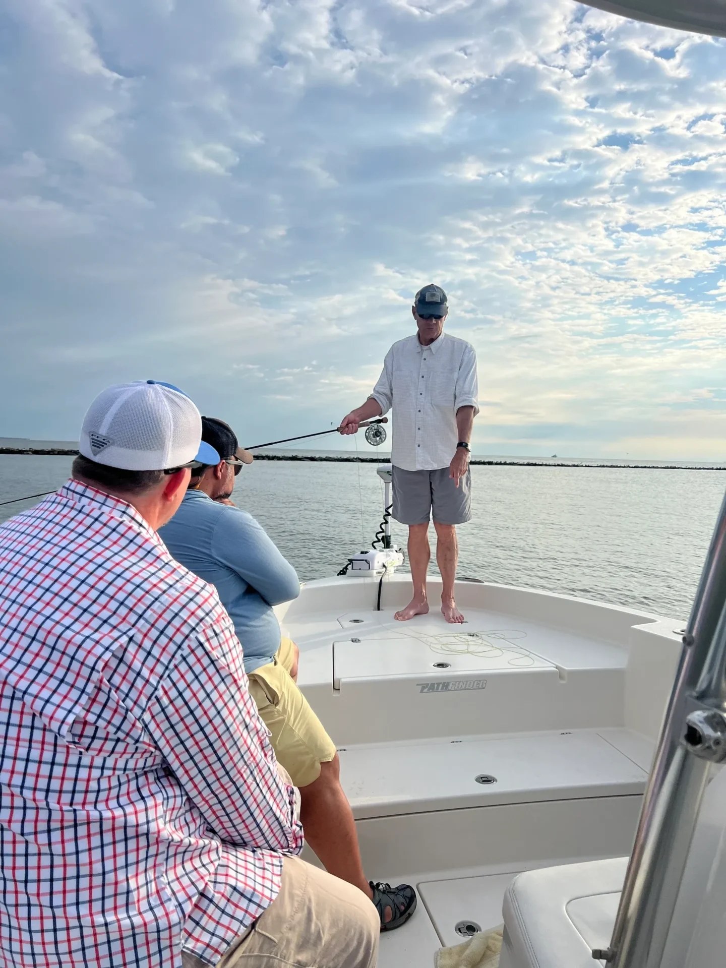 Intro to saltwater fly-fishing clinic at Chesapeake Beach